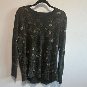 Floral Print long Sleeve Shirt